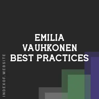 Emilia Vauhkonen Best Practices | Indexof
