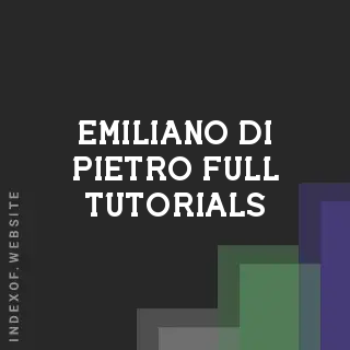 Emiliano Di Pietro Full Tutorials | Indexof