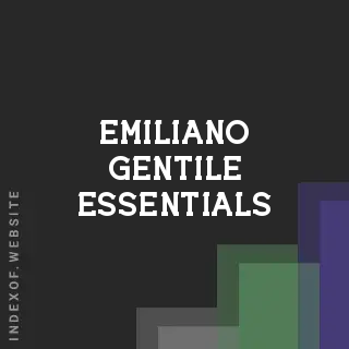 Emiliano Gentile Essentials | Indexof