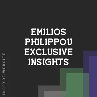 Emilios Philippou Exclusive Insights | Indexof