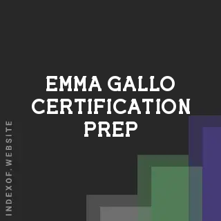 Emma Gallo Certification Prep | Indexof