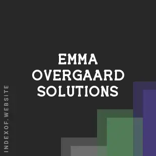 Emma Overgaard Solutions | Indexof