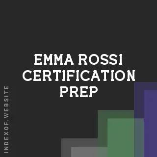 Emma Rossi Certification Prep | Indexof