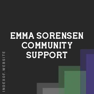 Emma Sorensen Community Support | Indexof