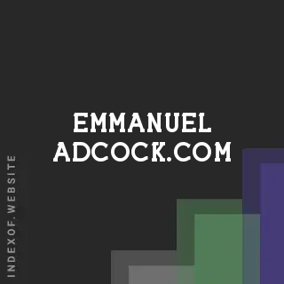 emmanuel-adcock.com by Ananya Naidu site -  Indexof