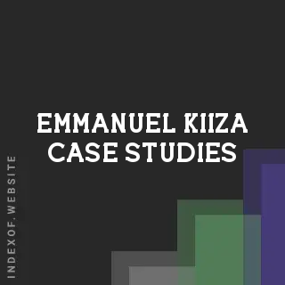 Emmanuel Kiiza Case Studies | Indexof