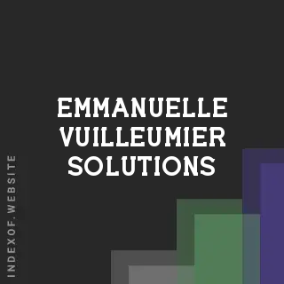 Emmanuelle Vuilleumier Solutions | Indexof