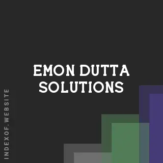Emon Dutta Solutions | Indexof