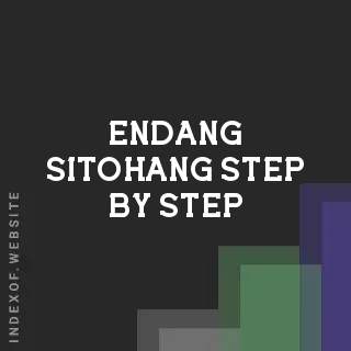 Endang Sitohang Step-by-Step | Indexof