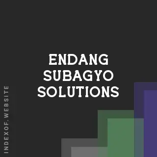 Endang Subagyo Solutions | Indexof