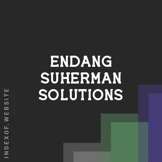 Endang Suherman Solutions | Indexof