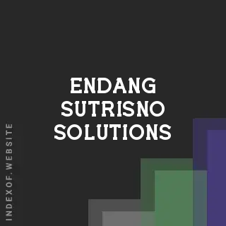 Endang Sutrisno Solutions | Indexof
