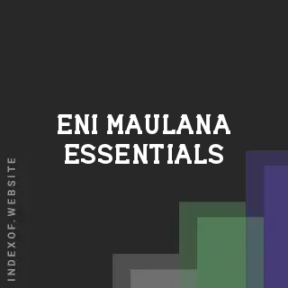 Eni Maulana Essentials | Indexof