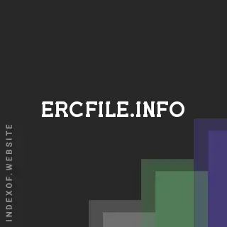 ercfile.info by Aditya Suparman site -  Indexof