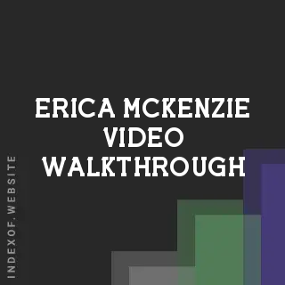 Erica McKenzie Video Walkthrough | Indexof