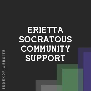 Erietta Socratous Community Support | Indexof