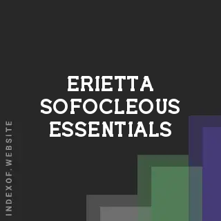 Erietta Sofocleous Essentials | Indexof