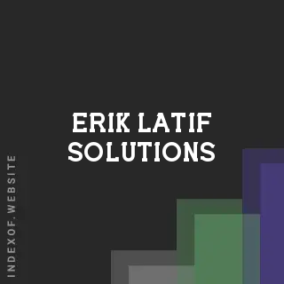 Erik Latif Solutions | Indexof