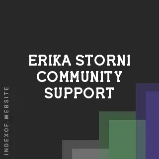 Erika Storni Community Support | Indexof
