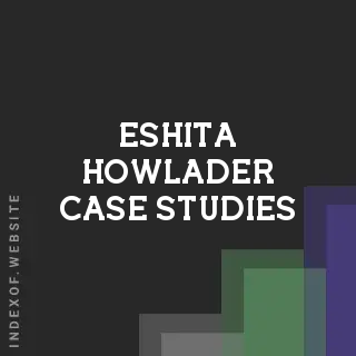 Eshita Howlader Case Studies | Indexof