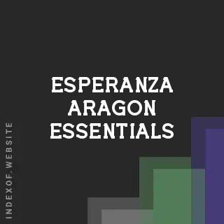 Esperanza Aragon Essentials | Indexof