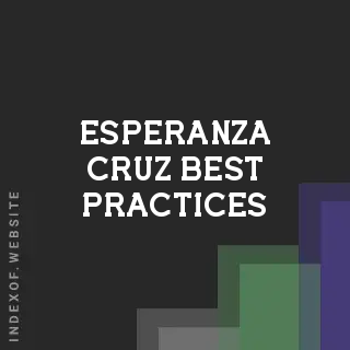 Esperanza Cruz Best Practices | Indexof