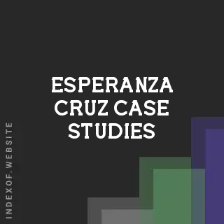 Esperanza Cruz Case Studies | Indexof