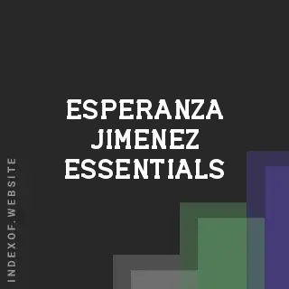 Esperanza Jimenez Essentials | Indexof