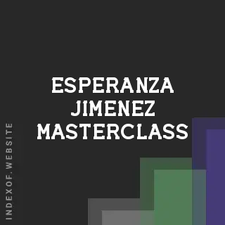 Esperanza Jimenez Masterclass | Indexof