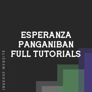 Esperanza Panganiban Full Tutorials | Indexof