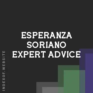 Esperanza Soriano Expert Advice | Indexof