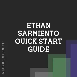Ethan Sarmiento Quick Start Guide | Indexof