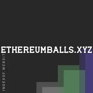 ethereumballs.xyz by Alejandro Heredia site -  Indexof