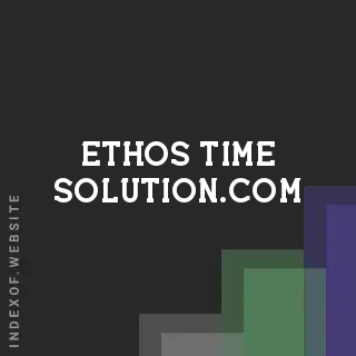 ethos-time-solution.com by Cristina Gallo site -  Indexof