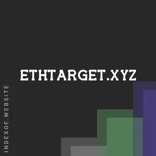 ethtarget.xyz by Olga Souto site -  Indexof