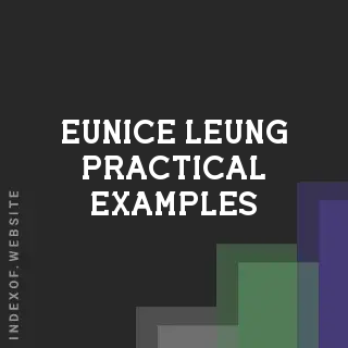 Eunice Leung Practical Examples | Indexof