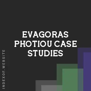Evagoras Photiou Case Studies | Indexof