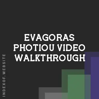 Evagoras Photiou Video Walkthrough | Indexof