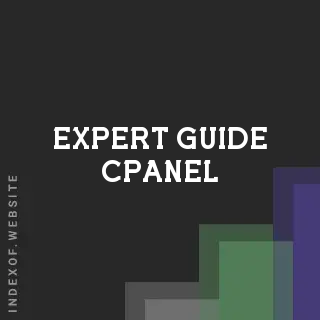 Expert Guide cPanel | Indexof