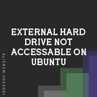 Fix: External Hard Drive Not Accessable on Ubuntu 24.04 & 26.04