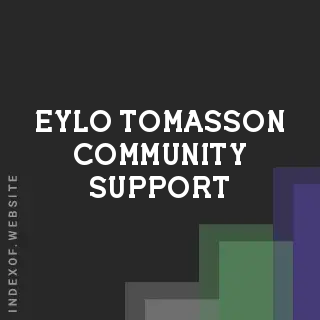 Eylo Tomasson Community Support | Indexof