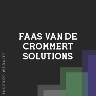 Faas van de Crommert Solutions | Indexof