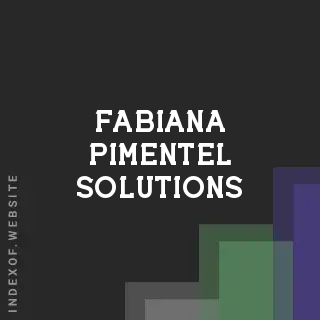 Fabiana Pimentel Solutions | Indexof