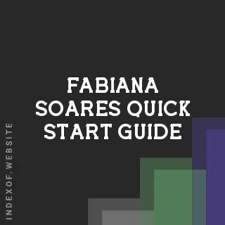 Fabiana Soares Quick Start Guide | Indexof