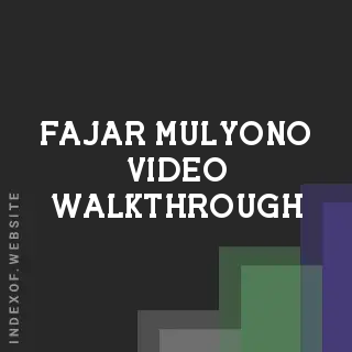 Fajar Mulyono Video Walkthrough | Indexof