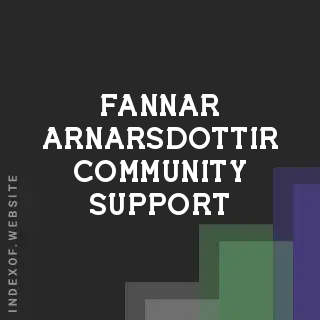 Fannar Arnarsdottir Community Support | Indexof