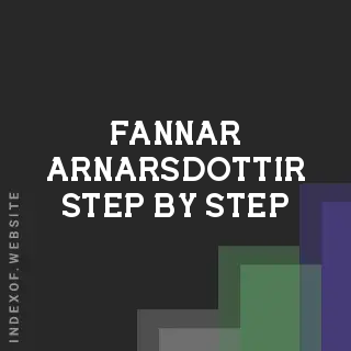 Fannar Arnarsdottir Step-by-Step | Indexof