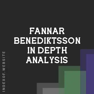 Fannar Benediktsson In-Depth Analysis | Indexof