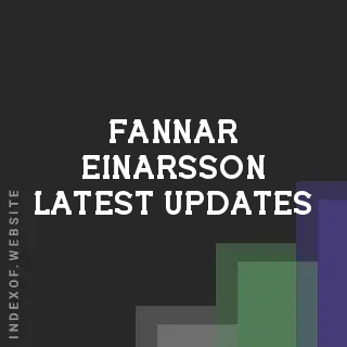 Fannar Einarsson Latest Updates | Indexof