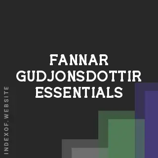 Fannar Gudjonsdottir Essentials | Indexof